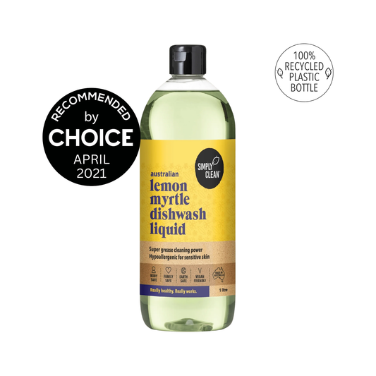 Lemon Myrtle Dishwash Liquid - Gentle on Skin - 1 litre